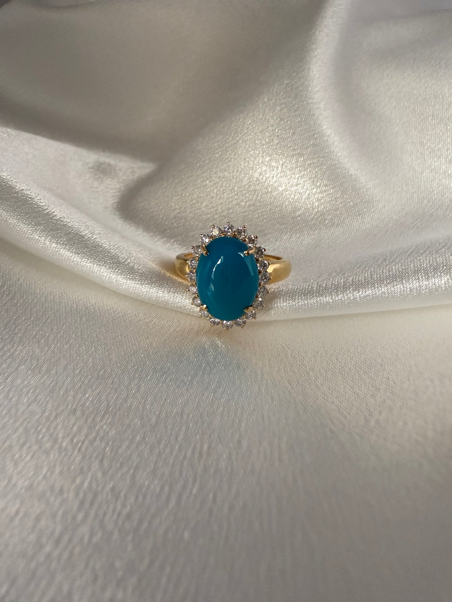 ELEGANT VINTAGE TURQUOISE RING