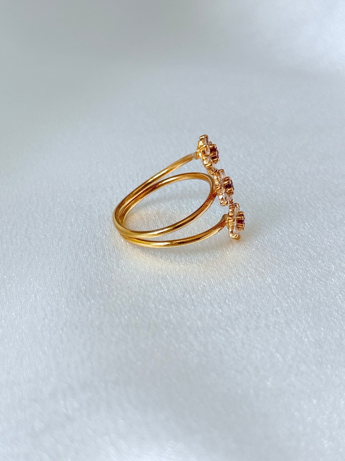 ROSE BOUQUET: 3 FLOWERS RING