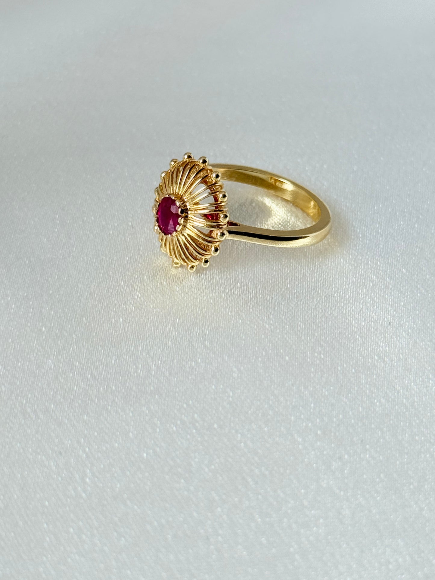 AFGHAN DESIGN RUBY RING