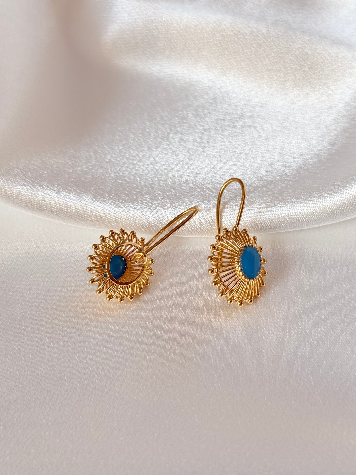 AFGHAN DESIGN TURQUOISE EARRINGS