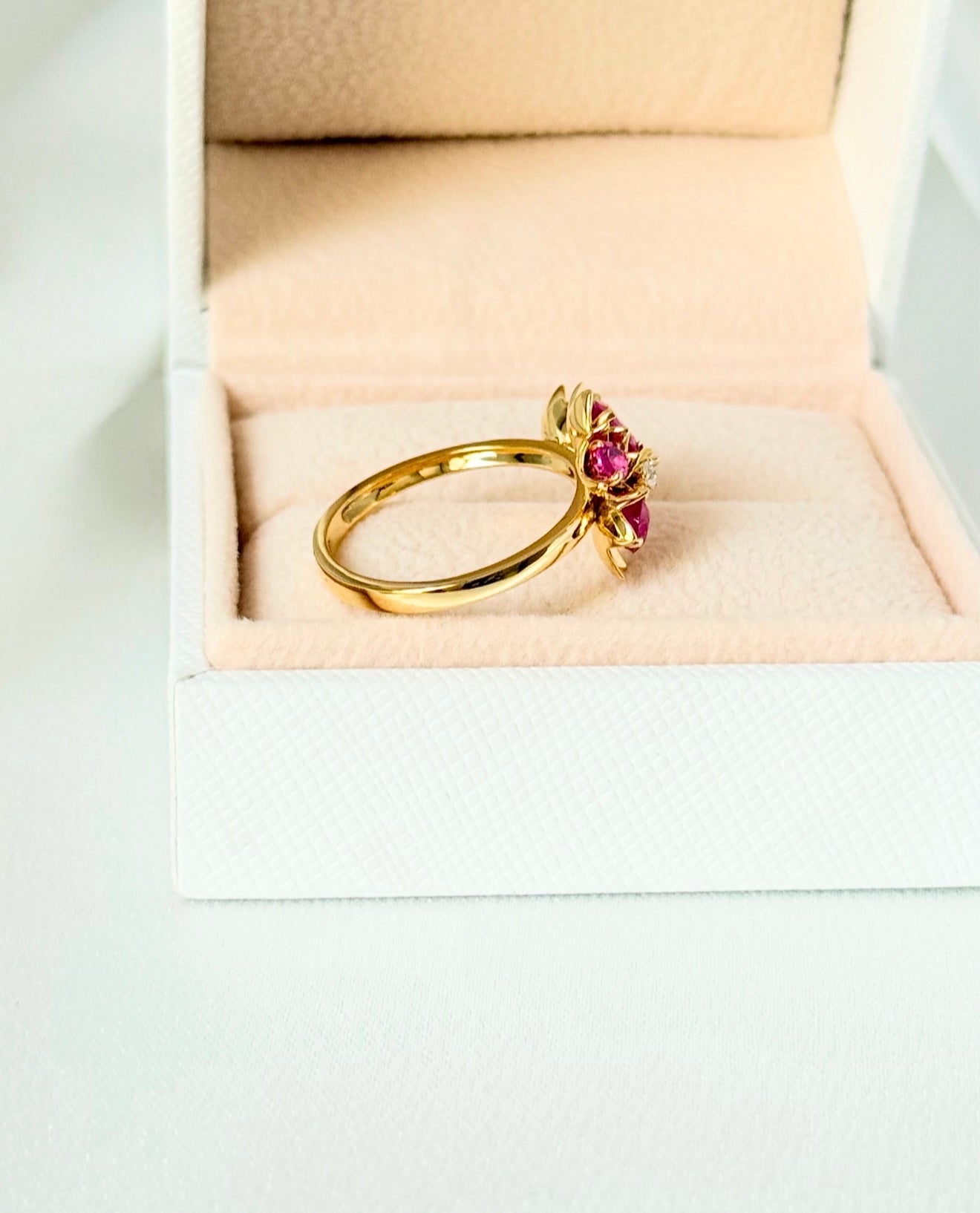 RED GRAPE CLUSTERS WITH DIAMOND