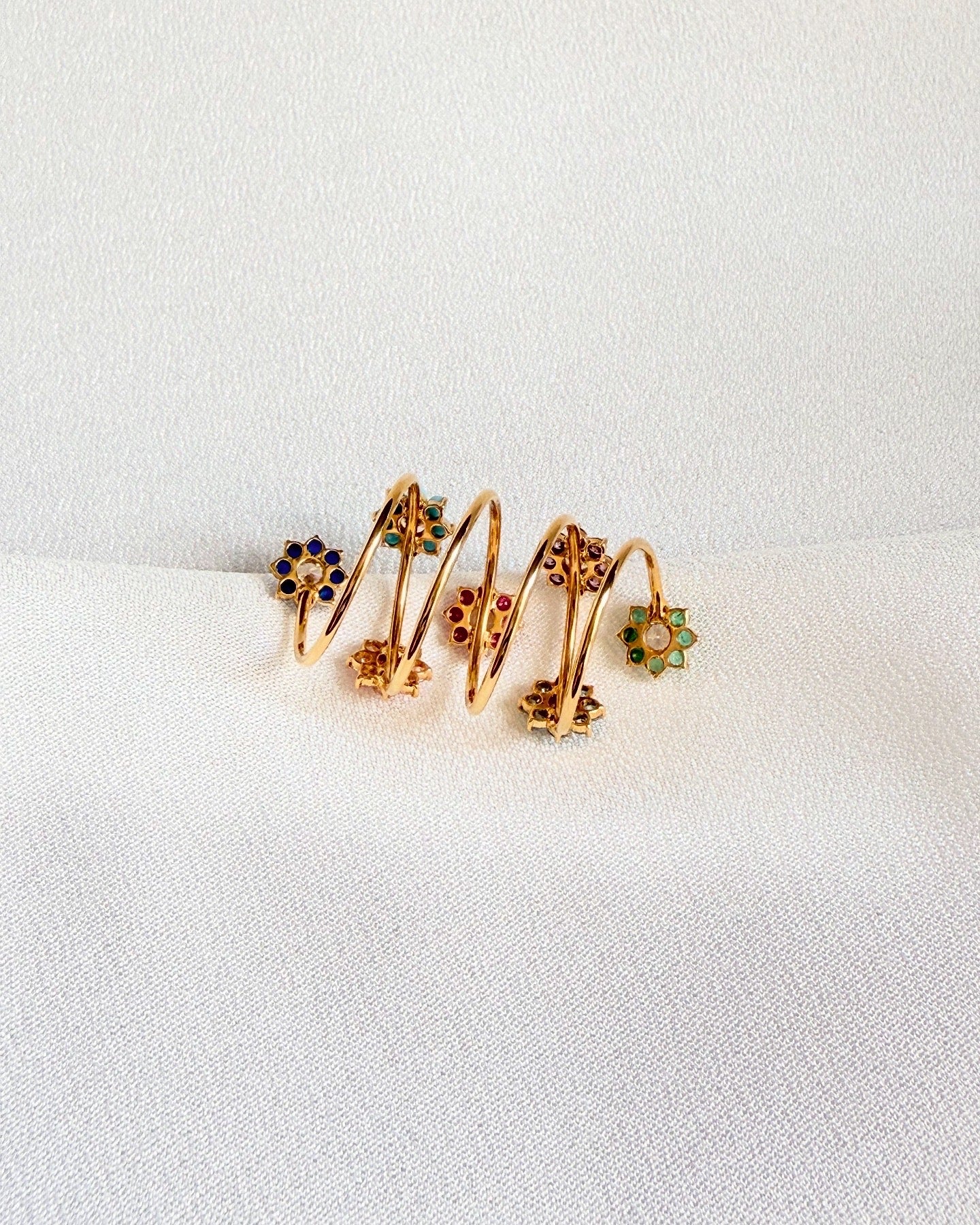 BLOOM GOLD FLORAL RING