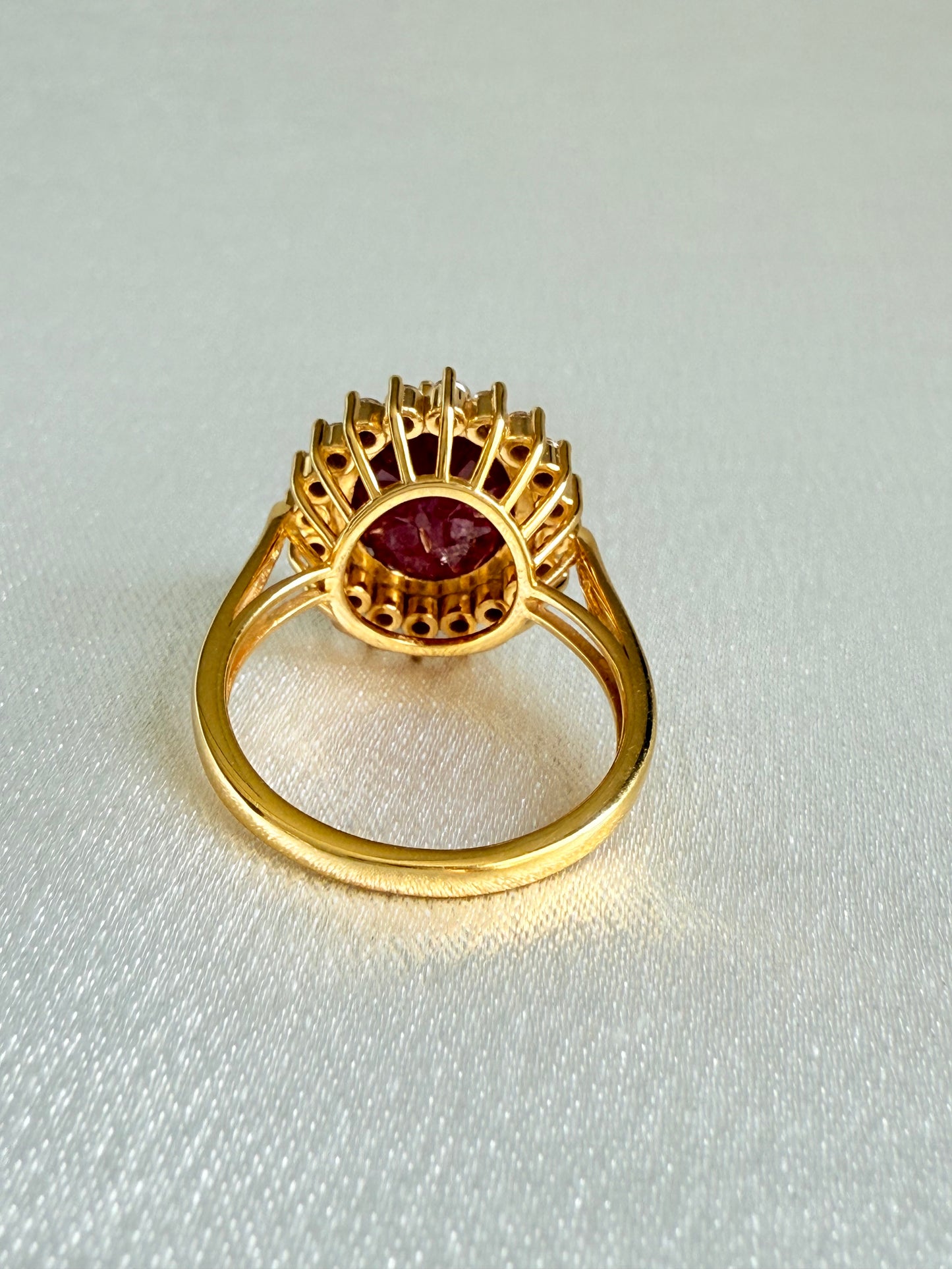 PRINCESS DIANA RING WITH RUBY