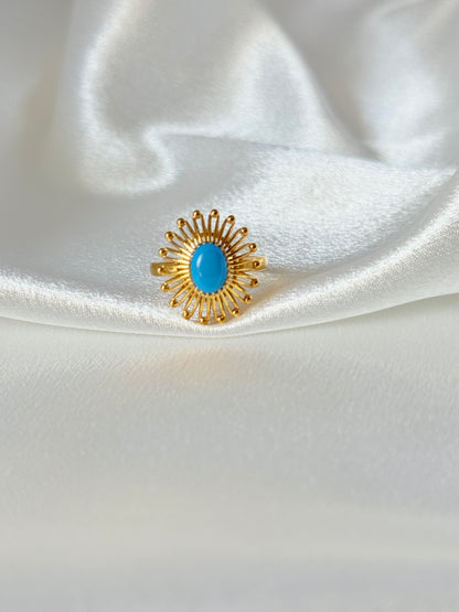 AFGHAN DESIGN TURQUOISE RING