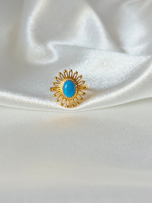 AFGHAN DESIGN TURQUOISE RING