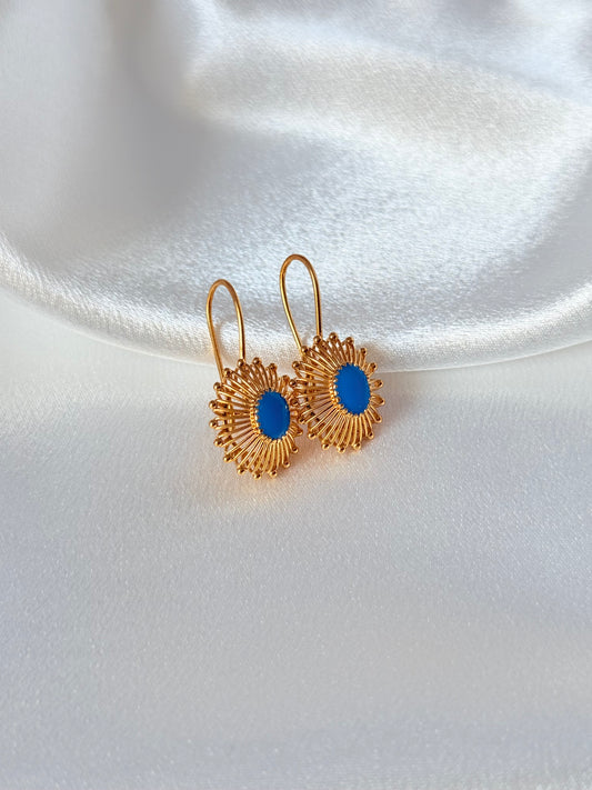 AFGHAN DESIGN TURQUOISE EARRINGS